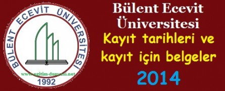 Bülent Ecevit Üniversitesi Akademik Takvim 2014 2015 detaylı