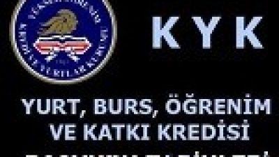 KYK BURS, KREDİ ve YURTKUR Başvuru Esasları 2012-2013