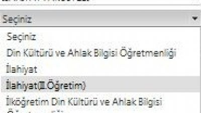 Din Kültürü Öğretmenliği artık ilahiyat fakültesinde