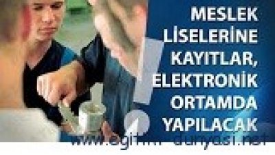 Meslek Liseleri Kayıt ları ne zaman ve nasıl yapılacak 2012