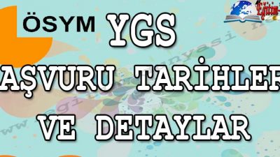 YGS Başvuru Tarihi ve Detayları 2014-2015