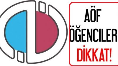 2015 AÖF Bahar Dönemi Muafiyet Ve Ders Transferi