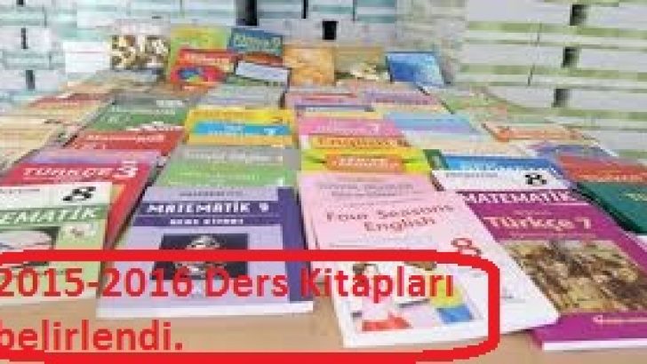 MEB 2015-2016 Yılı Ders Kitaplarını Yayınladı