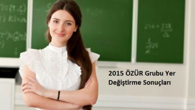 Özür Grubu Yer Değiştirme Sonuçları