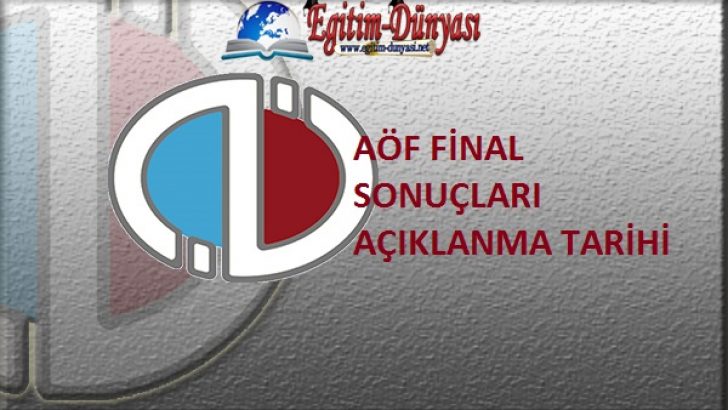 2015 AÖF Final  Sonuçları Tarihi Açıklandı !