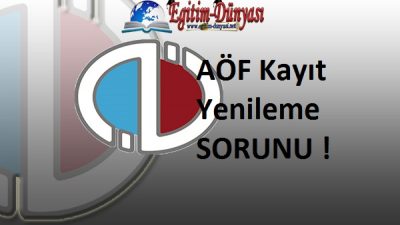AÖF KAYIT YENİLEME SORUNU 2015