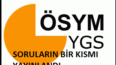 2015 YGS Soruları ÖSYM Tarafından Yayınlandı, Tıkla Öğren