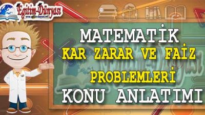 Kar Zarar ve Faiz Problemleri Konu Anlatımı Video