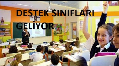Okullara Destek Bölümleri Geliyor