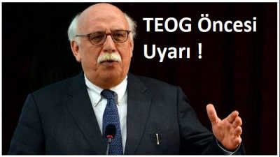 TEOG Öncesi Bakandan Öğretmenlere Uyarı