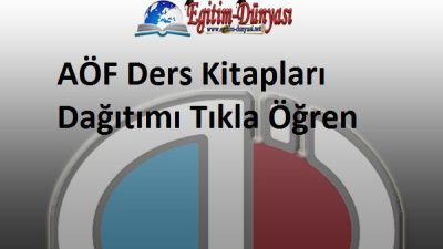 AÖF Ders Kitapları İçin Son Gün 20 Nisan