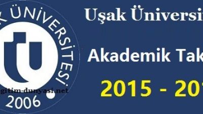 Uşak Üniversitesi Akademik Takvim 2015 2016