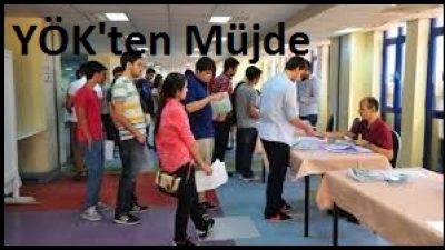 YÖK’ten  Kayıt Olamayan Öğrencilere Müjde
